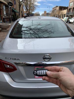 New smart key made for Nissan Altima