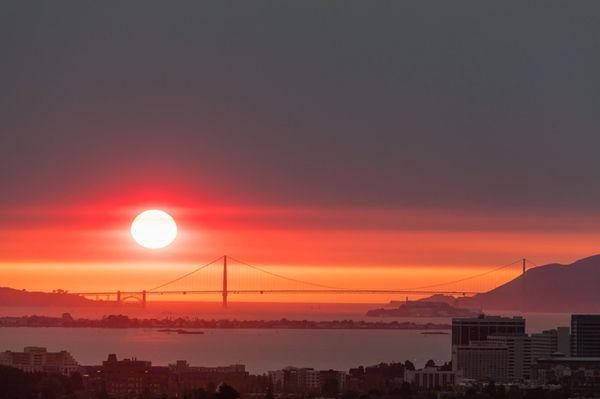 North Bay fires made for beautiful sunsets