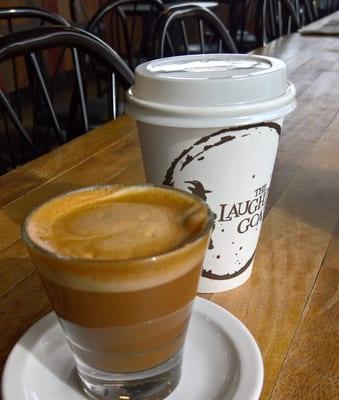 Cortado and a drip for later in the morning