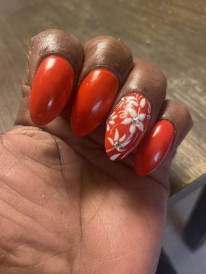 The excellent job that my nail tech did