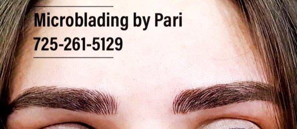 If you wanna make your brows even and beautiful by Microblading, please find your professional artist