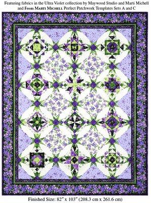 2017 Block of the Month, Catalina Violet