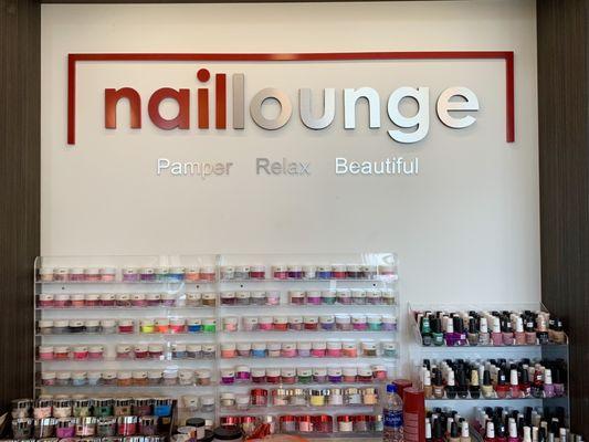 Dip nails at Nail Lounge