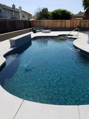 we love servicing swimming pools