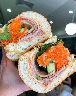 Get a taste of our #1 Classic Banh Mi. PC: @savorysweetlive from Instagram.