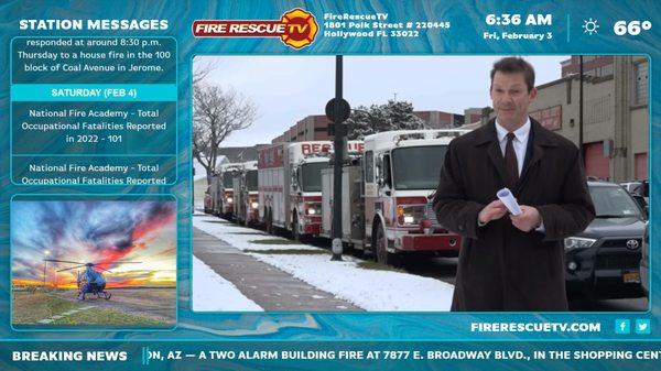 Screenshot from FireRescueTV