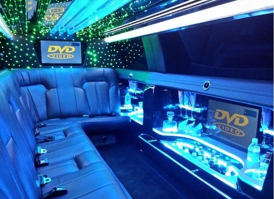 Lincoln MKT Limo Interior