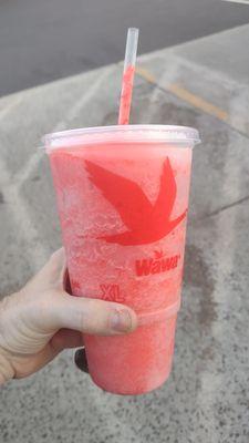 FREE extra large, wild cherry Icee!