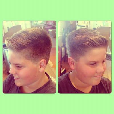 Hard part men's/boys haircut