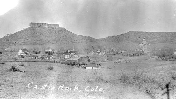 Castle Rock in the late 1880s