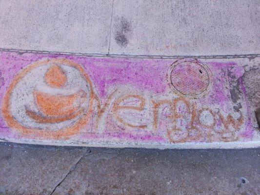 Local sidewalk art