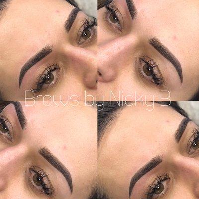 Ombré brows (will heal 40%-60% lighter)