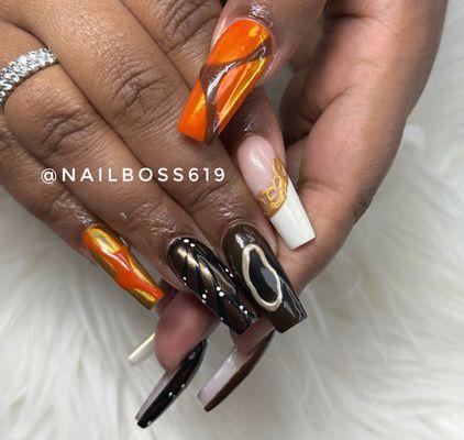 Dm us on Instagram @nailboss619 or call us 619 282 7788 to book your appointment