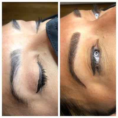 Microblading and shading