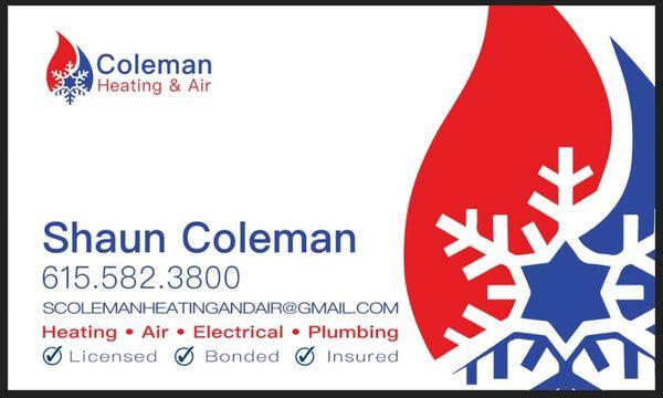 For all you heating,air, electrical and plumbing needs.