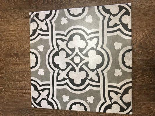 Come buy our new patterned tiles