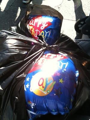 Less than $32 for two dozen balloons on sticks