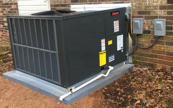 Amana 14seer Package Heat Pump installation