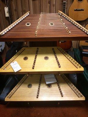 We offer hammered dulcimers for every budget.