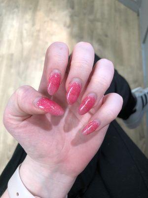 Grown out nails