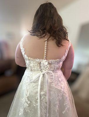 Custom Design Back Corset and Wedding Alterations