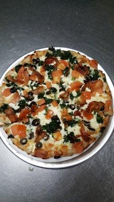 Come try our delicious Greek Pizza!!