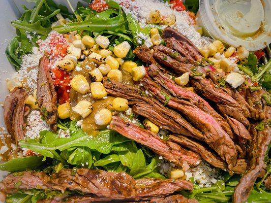 Emerald Skirt Steak Salad