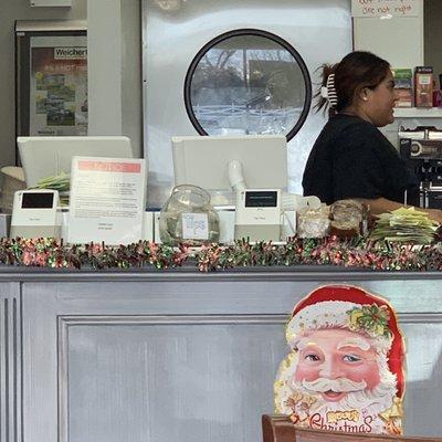 Santa is in town at Mendham Bagel