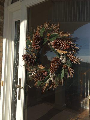 Beautiful wreath for Christmas from Kirkland's!