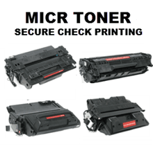 We offer a wide variety of MICR toner for your secure check and document printing!