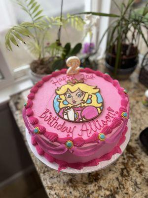 Princess peach cake