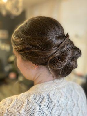 Bridal updo trial 2