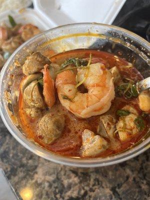 Tom Yum Soup with Shrimp