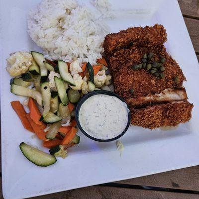 Panko fried Mahi Mahi