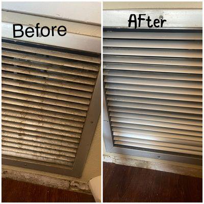 Vent covers cleaning