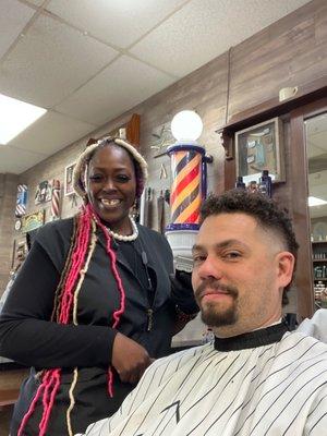 Getting that nice look with Shaundra!