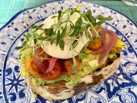 Sublime avocado toast (with optional poached egg)