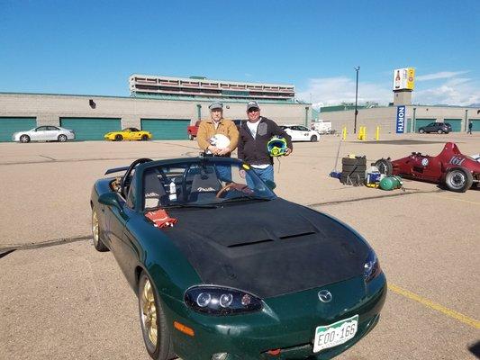 I took one weekend off from work to go Racing down at Pikes Peak race way