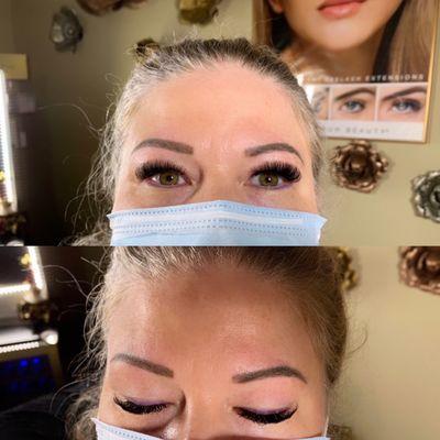 Extended beauty with eyelash extensions