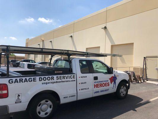 commercial garage doors mobile unit