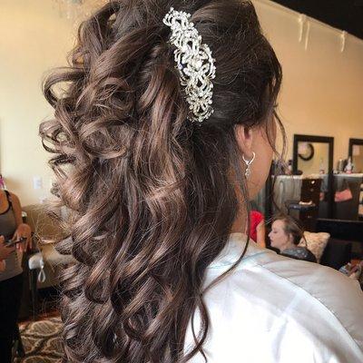 Bridal hair