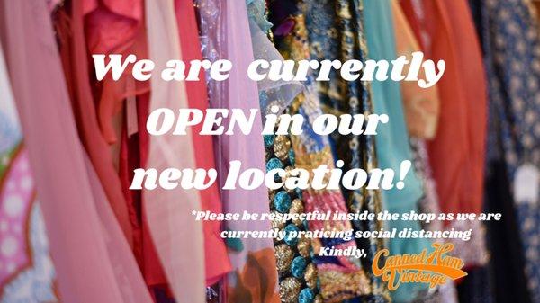 Yes, we are currently open!