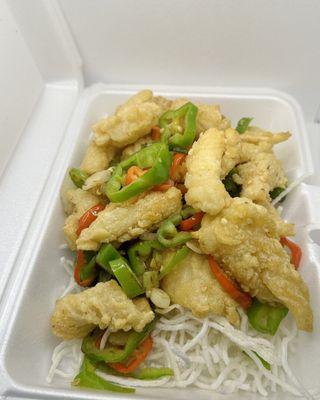 Salt and pepper squid