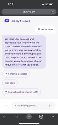 Xfinity assistant