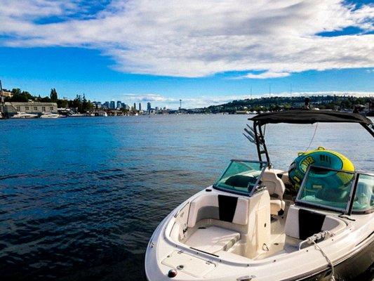 Surf boat with a view!