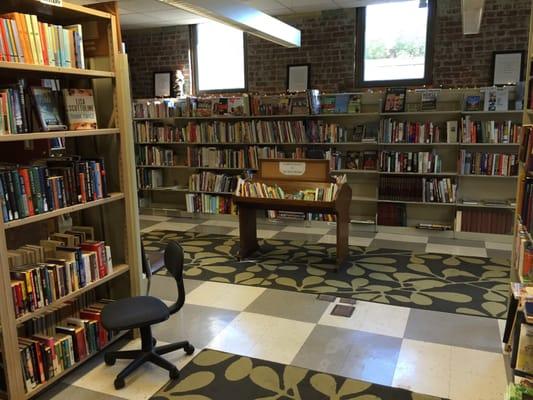 The book store downstairs at the squirrel's nut