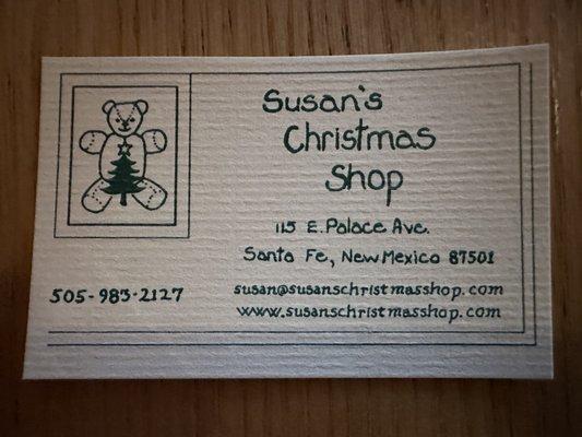 Business card.