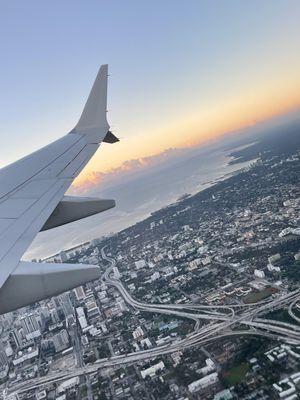 Water views on my flight