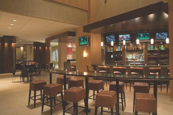 Qube Lounge; Stop by for the next big game or for a refreshing beverage