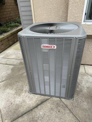 Lennox A/C Unit installed by Triton Air